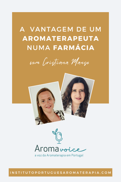 Aromaterapeuta numa parafarmácia